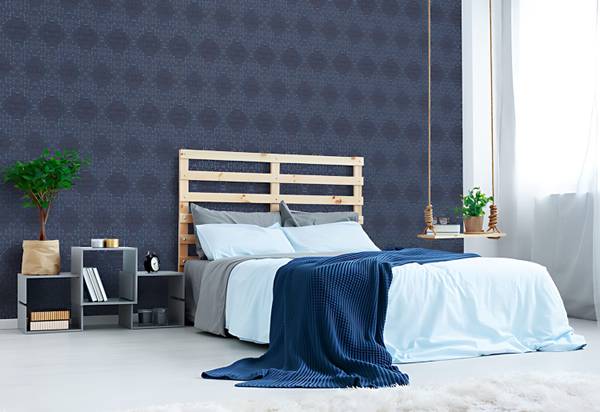 Tapete 85037BR32 Blau - Kunststoff - 53 x 101 x 1 cm
