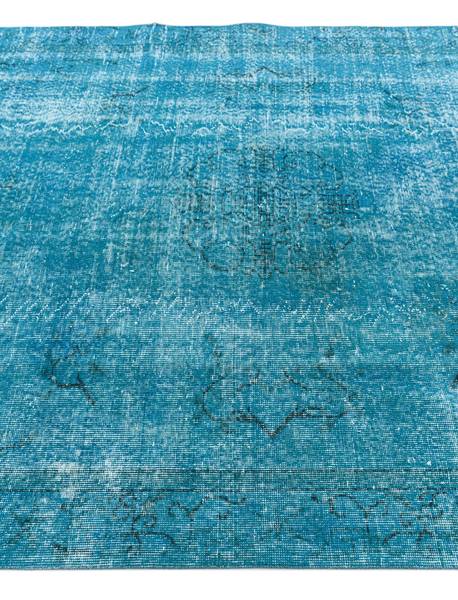 Tapis Ultra Vintage CLXXXVII Turquoise - Laine - 170 x 1 x 257 cm