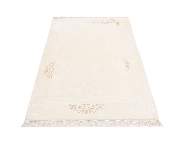 Tapis Darya CCXXII Beige - Laine - 94 x 1 x 155 cm