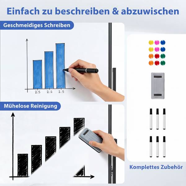 Whiteboard ON33213 Schwarz
