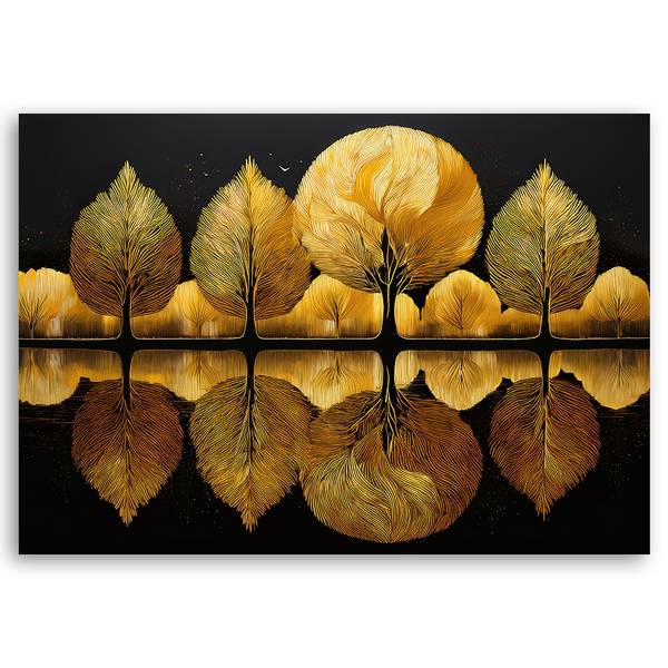 Canvas schilderij Meren 60 x 40 cm