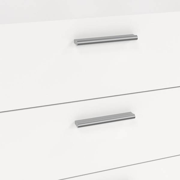 Ladekast Pepe wit - deels massief hout - 140 x 82 x 40 cm