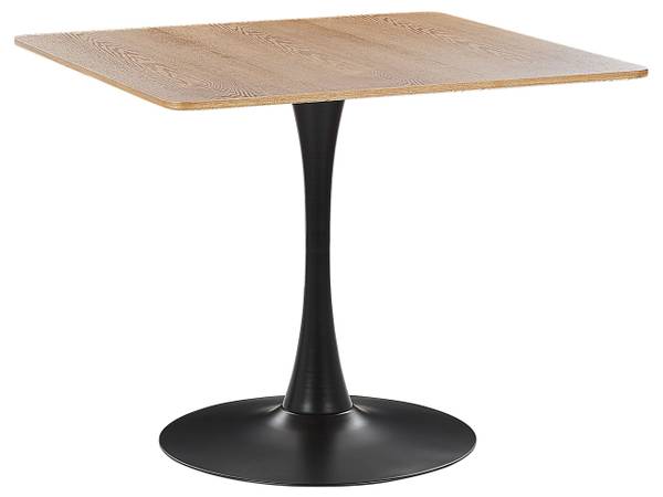 Esszimmertisch BOCA Schwarz - Braun - Holzwerkstoff - 90 x 74 x 90 cm