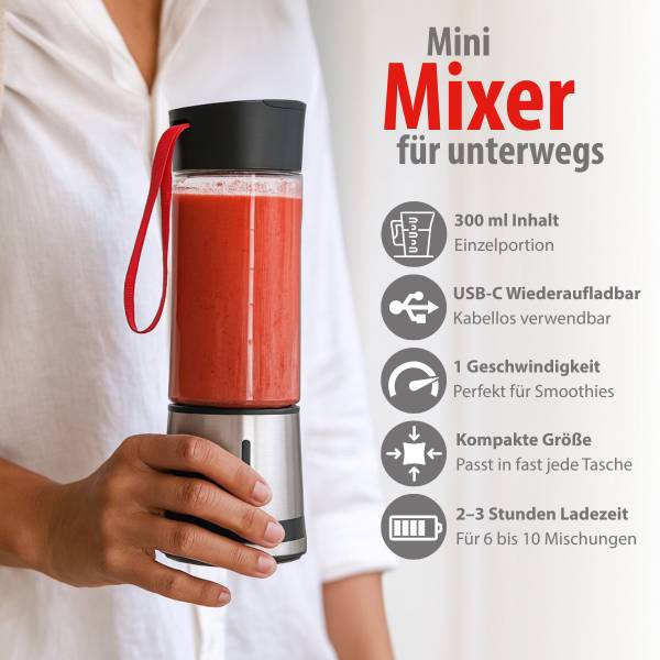 Mixer MEDISA17040002 Silber - Metall - 9 x 23 x 9 cm