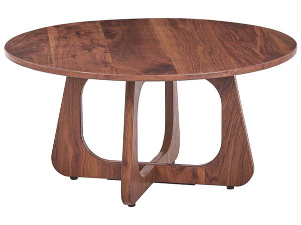 Salontafel GAILLARD bruin - deels massief hout - 80 x 40 x 80 cm