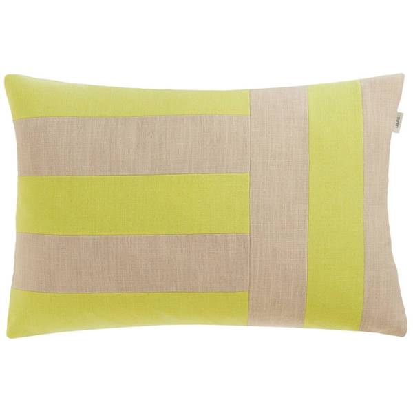 Zierkissenhülle GRETA Gelb - Polyester - 58 x 1 x 38 cm