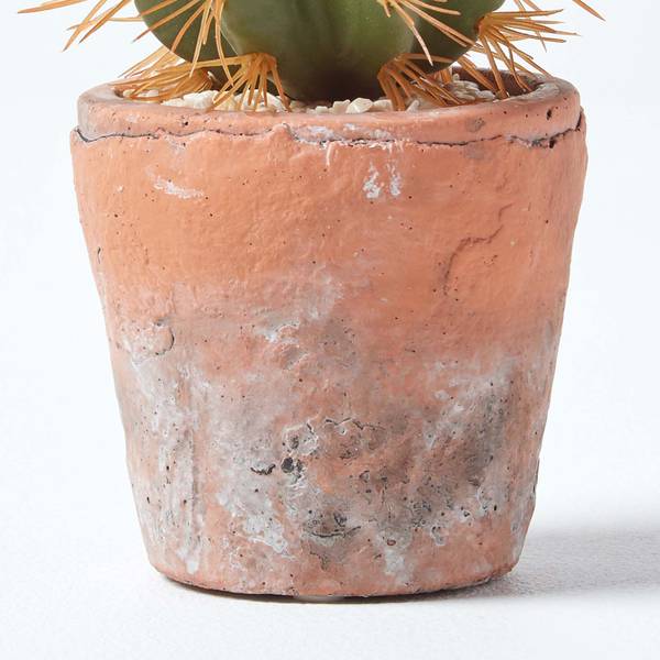 Cactus Artificiel AP1455 Orange - Polyester - 10 x 15 x 15 cm