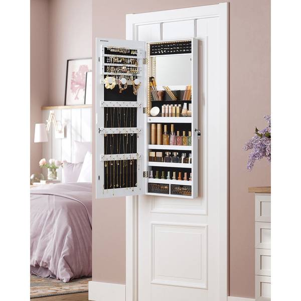 Wandschrank Nouakchott Imus Weiß - Glas - 10 x 108 x 38 cm