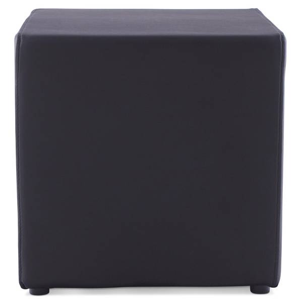 Pouf CUBE Noir - Polypropylène - 41 x 41 x 41 cm