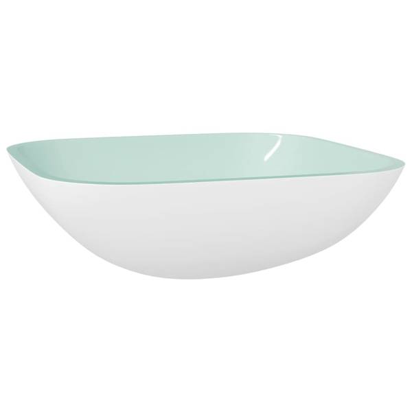 Waschbecken 3013939 Weiß - Glas - 42 x 14 x 42 cm