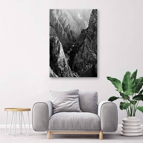Wandbild berglandschaft 60 x 90 cm