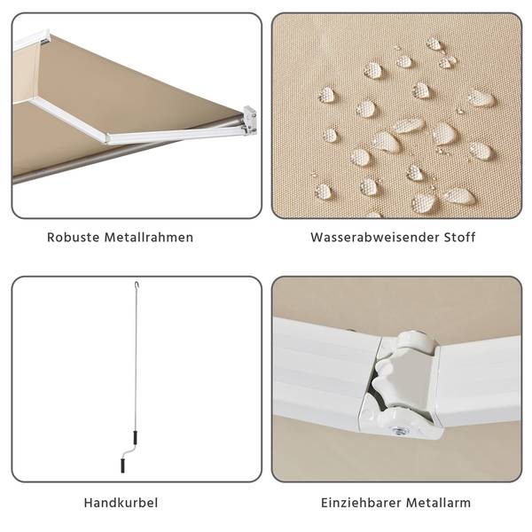 Markise ARF94 Beige - 300 x 250 cm