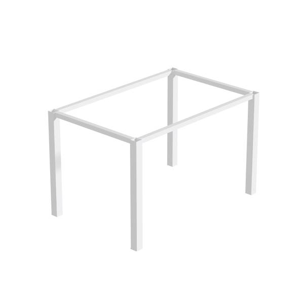 Tischbein 2047212 Weiß - Metall - 75 x 71 x 115 cm
