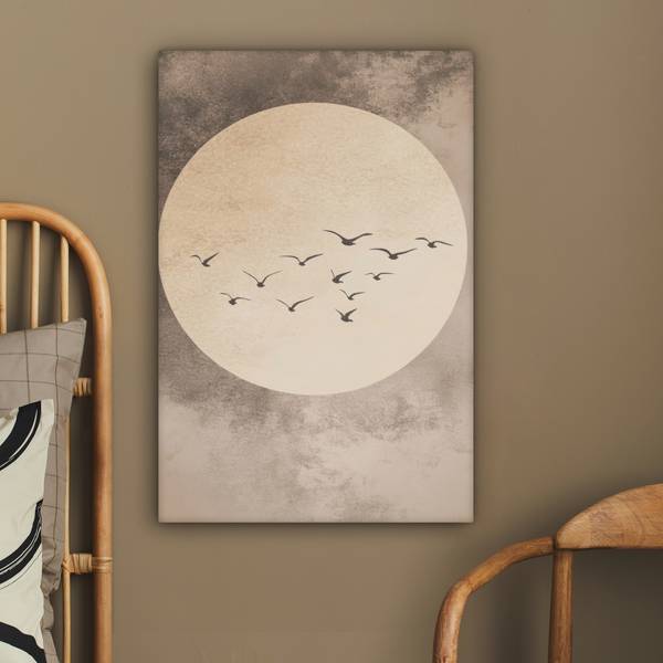 TABLEAU SUR TOILE Oiseau 60 x 90 cm