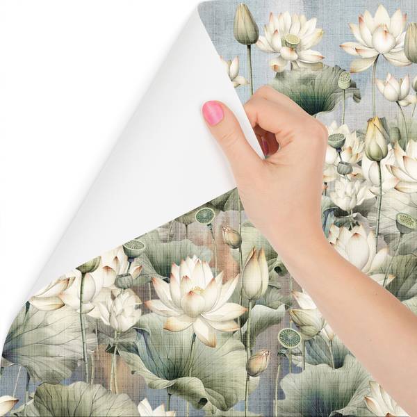 Vlies-Fotobehang VINTAGE Bloemen Blad 360 x 240 x 240 cm
