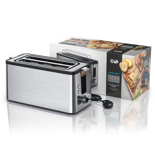 Toaster GE-2516 Silber - Metall - 20 x 18 x 41 cm