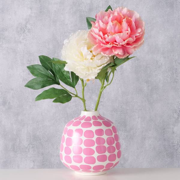 Vase Bliss Pink - Keramik - 18 x 18 x 18 cm
