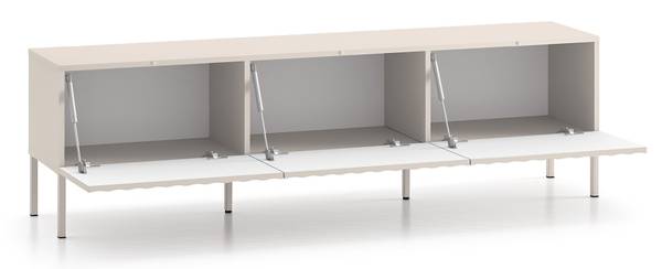 TV-Lowboard DERRIVA Beige - Melamin - 170 x 50 x 37 cm