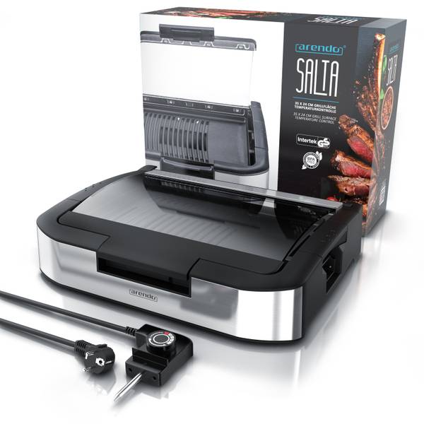 Tischgrill GE-2526 Schwarz - Kunststoff - 8 x 60 x 32 cm