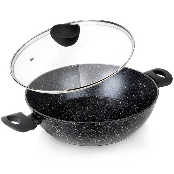 Pfanne 199088 Schwarz - Aluminium - 28 x 8 x 42 cm