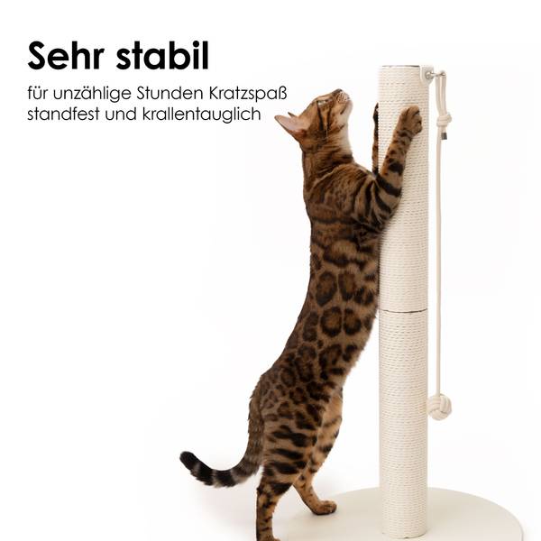Kratzsäule PAPERPOLE Weiß