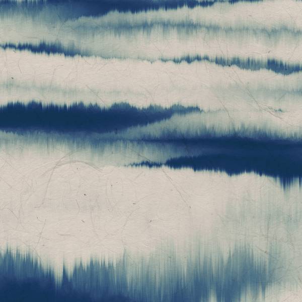 Panorama-Tapete Baïna Dunkelblau