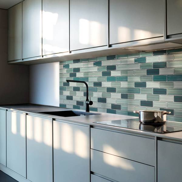 Fliesen Plattenmuster Mosaik 4er Set 50 x 50 cm