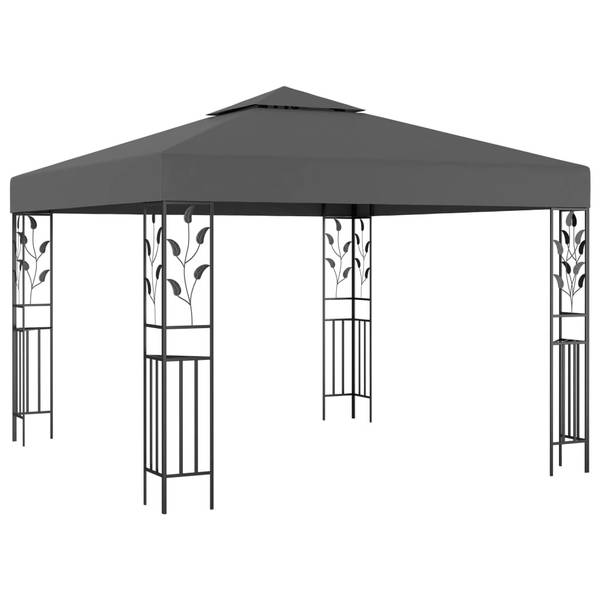 Prieel 3001570 grijs - polyester - staal - 300 x 250 x 300 cm