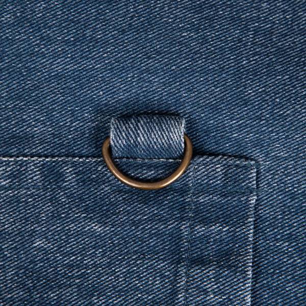 Küchenschürze NASH Blau - Textil - 60 x 1 x 80 cm
