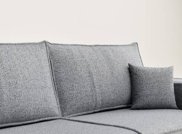 Sofa mit Schlaffunktion Milos Grau