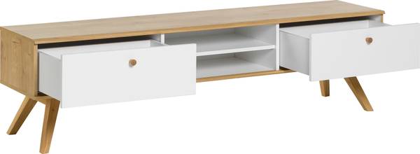 TV-Schrank NATURE Weiß