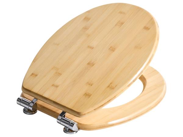 WC-Sitz CUAREIM Braun - Bambus - 38 x 42 x 45 cm