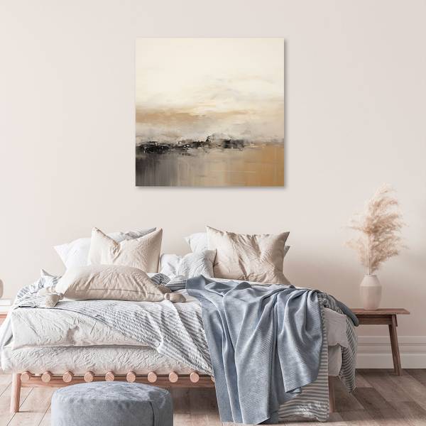 Canvas schilderij Mist 40 x 40 cm
