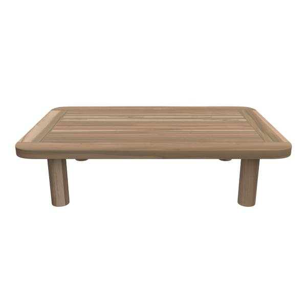 Salon de jardin Kilda Marron - Bois massif - 60 x 22 x 90 cm