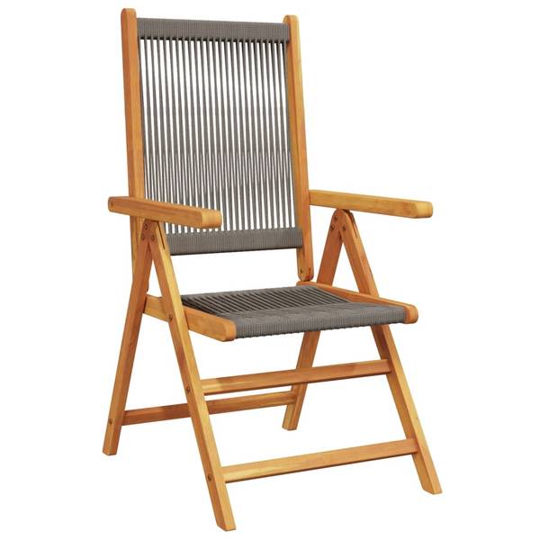 Chaise de jardin 3033687-3 (lot de 6) Gris