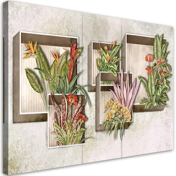 Wandbild Pflanzen 100 x 70 cm