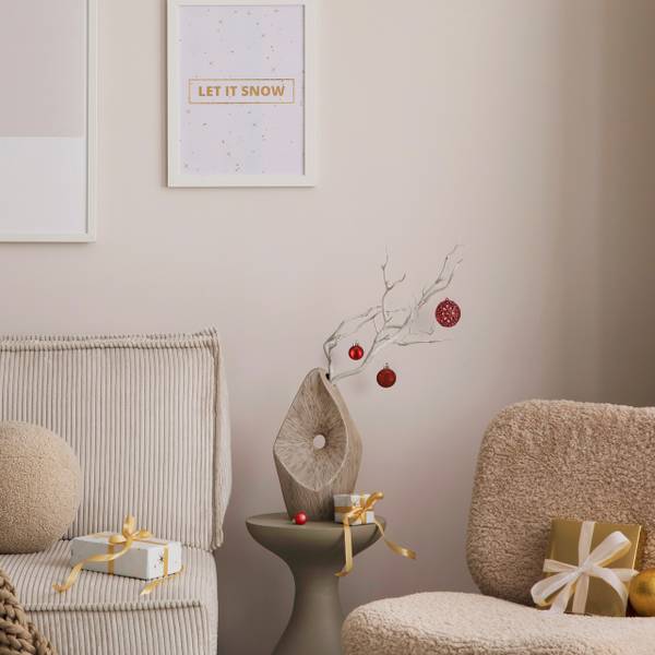 Boules de Noël en lot de 50 Rouge - Argenté