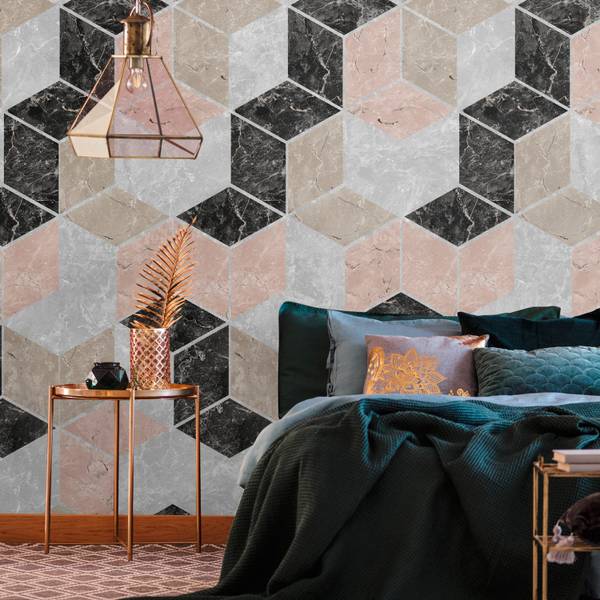 Fototapete 393191-GU Grau - Textil - 159 x 1 x 280 cm