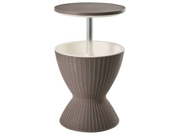 Stehtisch AISA Braun - Textil - 49 x 58 x 49 cm