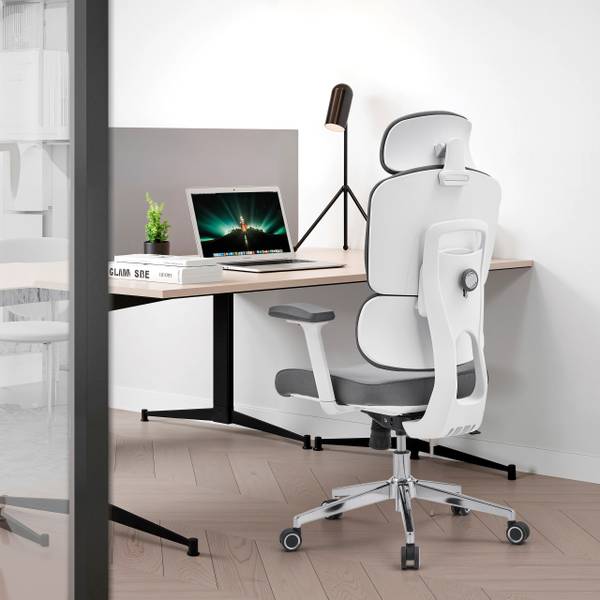 Bürostuhl Ergomy WF 2 Grau - Polyester - 67 x 132 x 68 cm