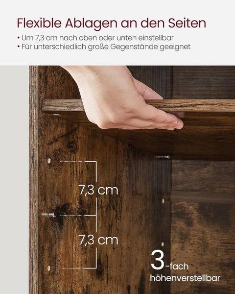 Schuhbank 100639 Braun - Holzwerkstoff - 91 x 39 x 15 cm