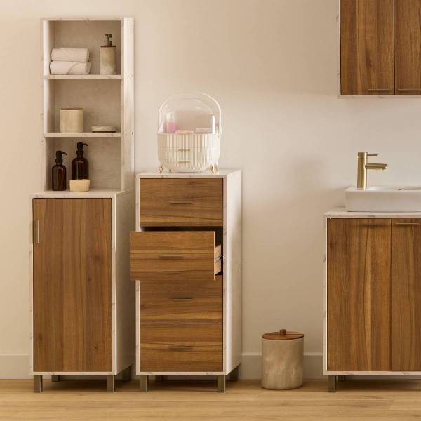 Aufbewahrungsmöbel COME Braun - Holzwerkstoff - 30 x 97 x 40 cm