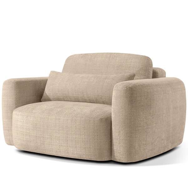 Einzelsessel ELOSA Beige - Chenille