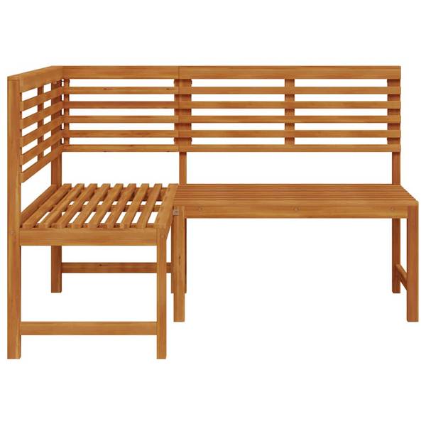 Hoekbank 3004504 bruin - acacia - 100 x 91 x 140 cm