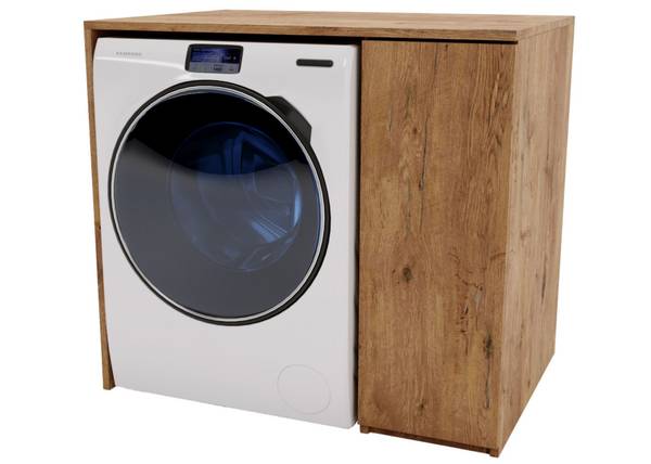 Waschmaschinenschrank Dallas Braun
