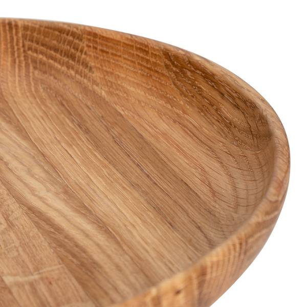 Servierplatte Milo Braun - Holz teilmassiv - 30 x 4 x 30 cm