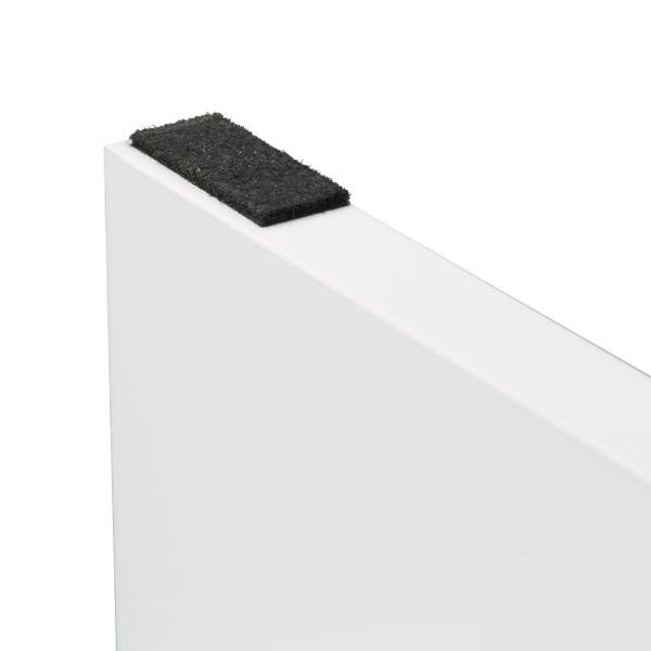 Meuble sous lavabo Noir - Blanc - Fer - 60 x 60 x 30 cm