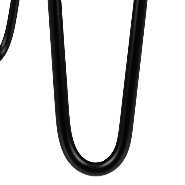 Porte-plantes au design vintage Noir - Marron - Fer - 25 x 42 x 25 cm