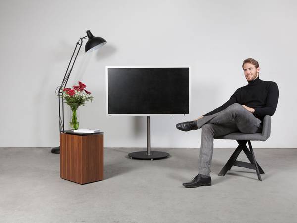 TV Ständer aro art 139-R-1 Schwarz - Metall - 41 x 162 x 68 cm