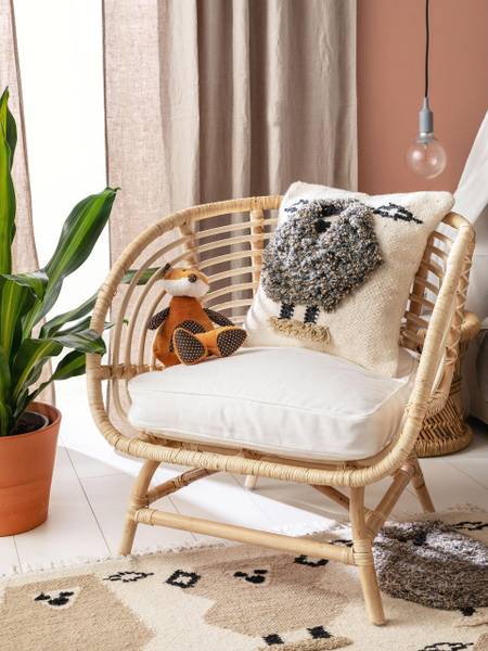 Housse de coussin Shawn Gris